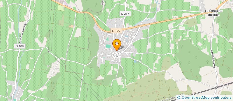 localisation de l'entreprise MONSIEUR PASCAL GRAVELEINE  SAZE