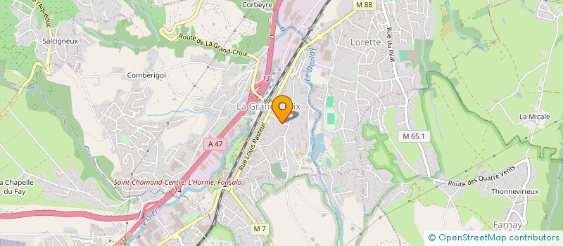 localisation de l'entreprise MONSIEUR PASCAL GRECO  LA GRAND-CROIX