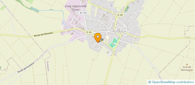 localisation de l'entreprise MONSIEUR PASCAL GREFFIN à PUISEAUX