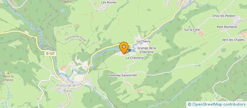 localisation de l'entreprise MONSIEUR PASCAL GREINER  FONCINE-LE-HAUT