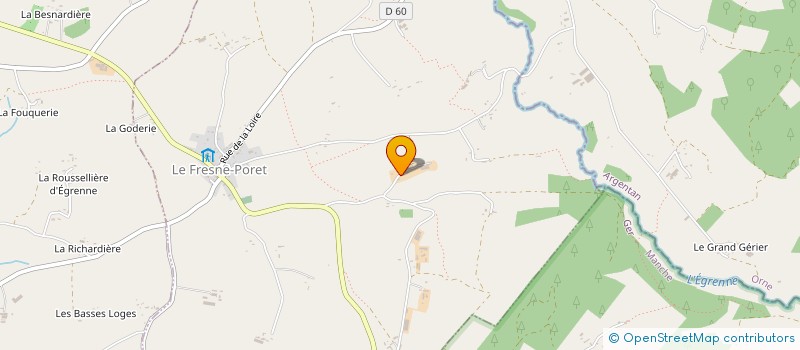 localisation de l'entreprise MONSIEUR PASCAL GRENTE  LE FRESNE-PORET