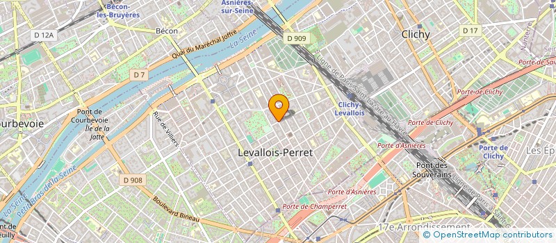 localisation de l'entreprise MONSIEUR PASCAL GRIBELIN à LEVALLOIS-PERRET