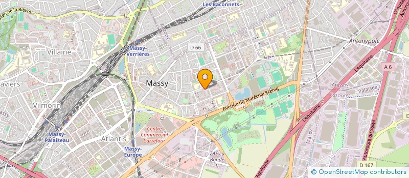 localisation de l'entreprise MONSIEUR PASCAL GRIGNON  MASSY