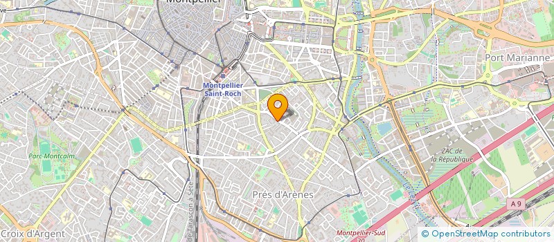 localisation de l'entreprise MONSIEUR PASCAL GRILLON  MONTPELLIER