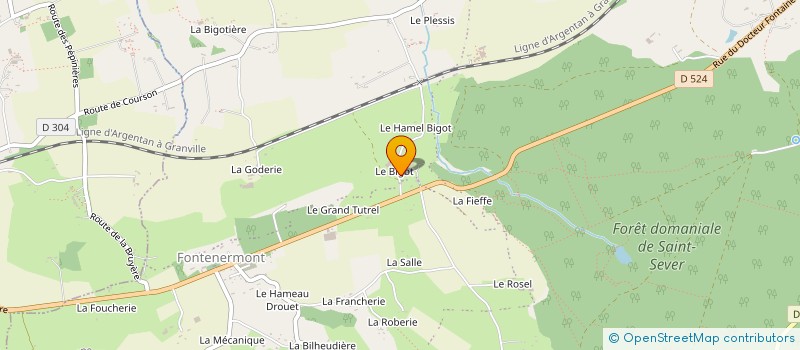 localisation de l'entreprise MONSIEUR PASCAL GRIMAULT à NOUES DE SIENNE
