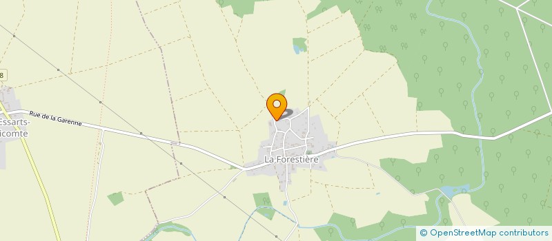 localisation de l'entreprise MONSIEUR PASCAL GRIMON  LA FORESTIERE