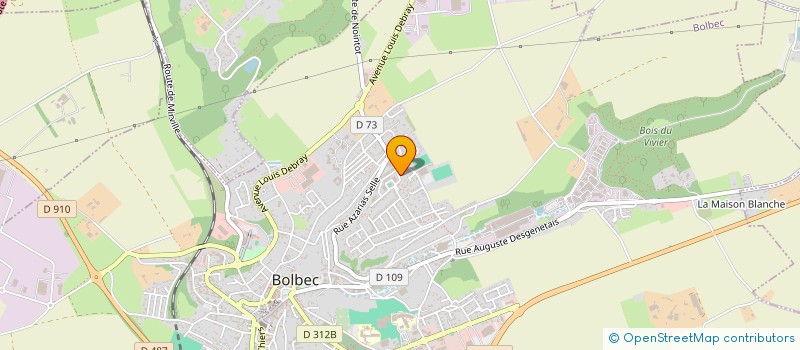 localisation de l'entreprise MONSIEUR PASCAL GRISEL  BOLBEC