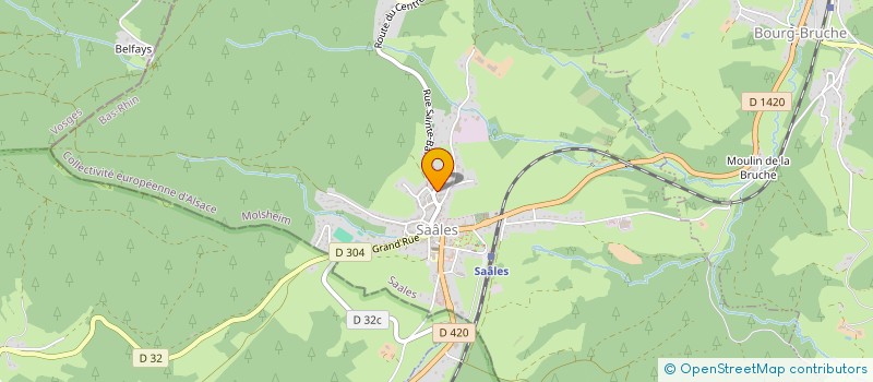 localisation de l'entreprise MONSIEUR PASCAL GROHENS  SAALES