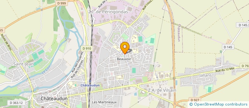 localisation de l'entreprise MONSIEUR PASCAL GROLLEAU à CHATEAUDUN