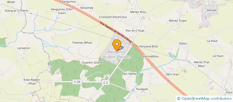 localisation de l'entreprise MONSIEUR PASCAL GROSJEAN  SAINT YVI