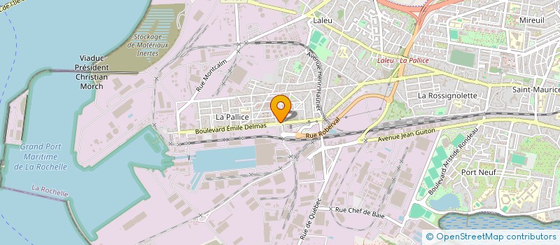 localisation de l'entreprise MONSIEUR PASCAL GROSSET  LA ROCHELLE