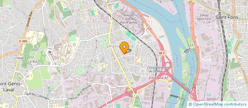 localisation de l'entreprise MONSIEUR PASCAL GROUBERMAN  OULLINS-PIERRE-BENITE