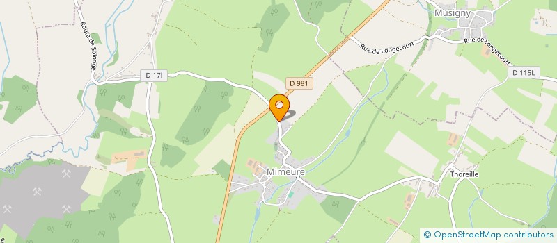 localisation de l'entreprise MONSIEUR PASCAL GROUT  MIMEURE