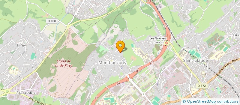 localisation de l'entreprise MONSIEUR PASCAL GUDEFIN à BESANCON