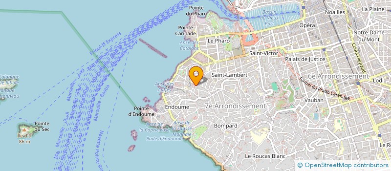 localisation de l'entreprise MONSIEUR PASCAL GUEGNAULT à MARSEILLE