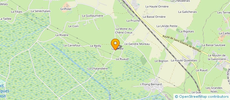 localisation de l'entreprise MONSIEUR PASCAL GUERIN  SAINT-ETIENNE-DE-MONTLUC