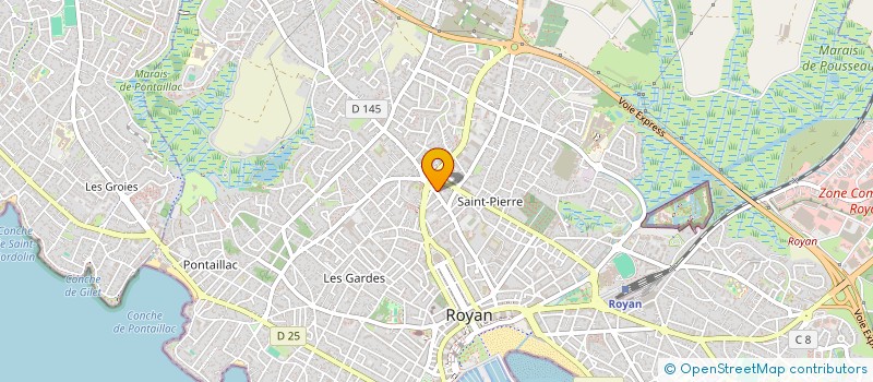 localisation de l'entreprise MONSIEUR PASCAL GUERITZ  ROYAN