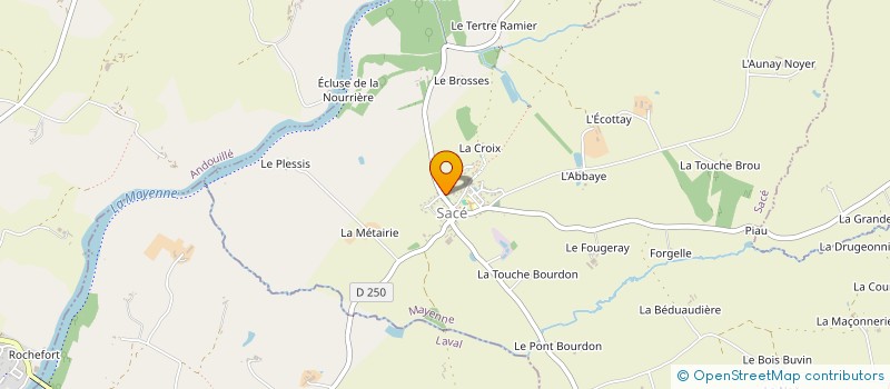 localisation de l'entreprise MONSIEUR PASCAL GUERRIER  SACE