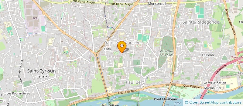 localisation de l'entreprise MONSIEUR PASCAL GUERRY  TOURS