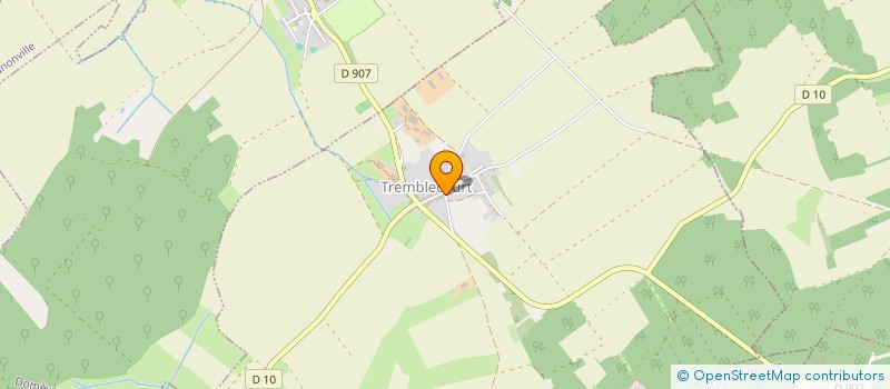 localisation de l'entreprise MONSIEUR PASCAL GUERY  TREMBLECOURT