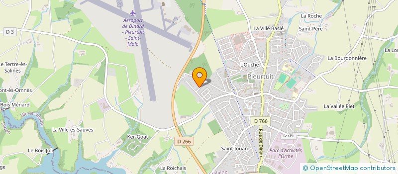 localisation de l'entreprise MONSIEUR PASCAL GUGGER  PLEURTUIT