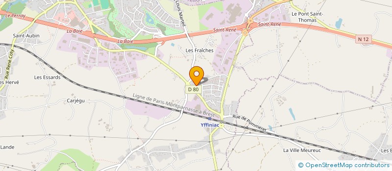 localisation de l'entreprise MONSIEUR PASCAL GUIBLIN  PLEDRAN