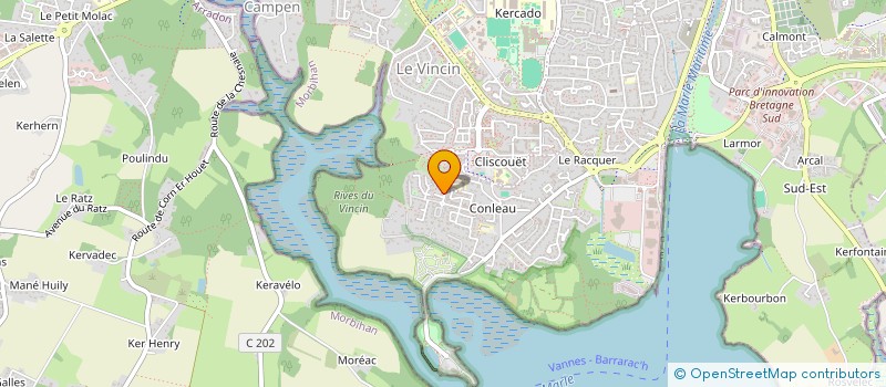 localisation de l'entreprise MONSIEUR PASCAL GUIBOUX à VANNES