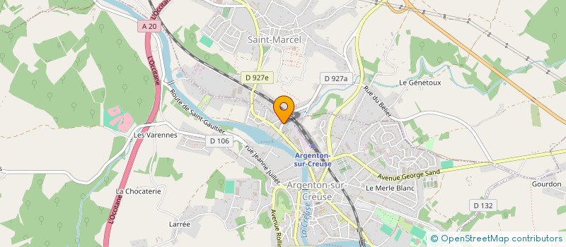 localisation de l'entreprise MONSIEUR PASCAL GUICHARD à ARGENTON-SUR-CREUSE