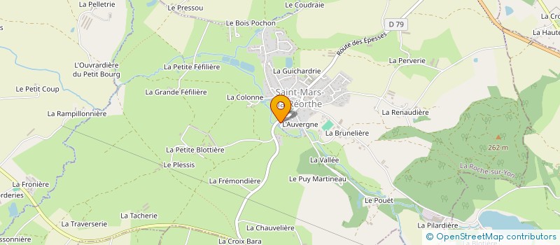 localisation de l'entreprise MONSIEUR PASCAL GUIGNARD  SAINT-MARS-LA-REORTHE