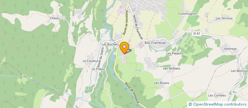 localisation de l'entreprise MONSIEUR PASCAL GUIGUE BILLON à YENNE