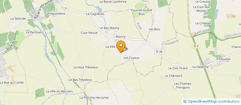 localisation de l'entreprise MONSIEUR PASCAL GUILBERT  LE QUIOU