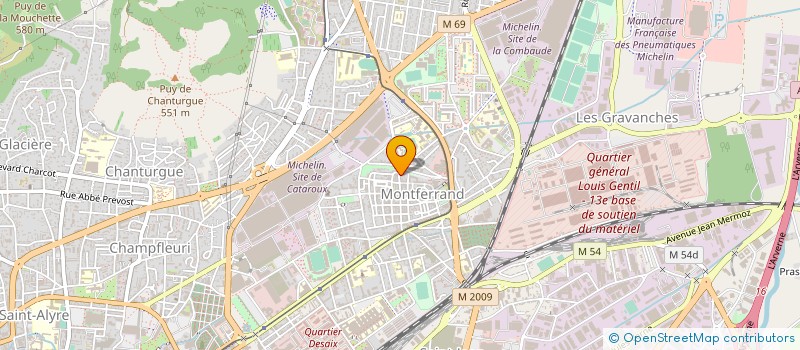 localisation de l'entreprise MONSIEUR PASCAL GUILLEC  COURNON-D'AUVERGNE