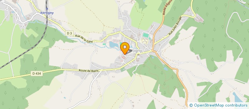 localisation de l'entreprise MONSIEUR PASCAL GUILLEMAIN  XERTIGNY