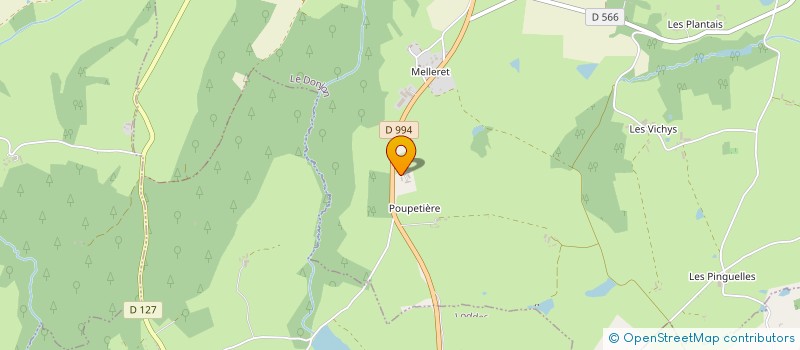 localisation de l'entreprise MONSIEUR PASCAL GUILLEMARD  LE BOUCHAUD