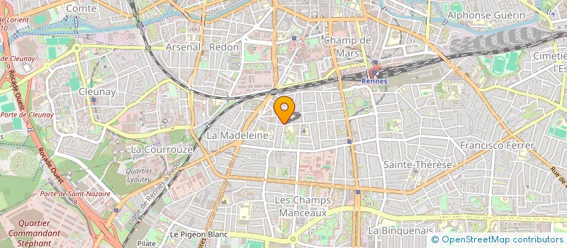localisation de l'entreprise MONSIEUR PASCAL GUILLEMARD à RENNES