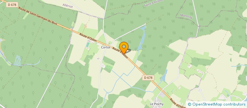 localisation de l'entreprise MONSIEUR PASCAL GUILLEMAUT  SAINT-CHRISTOPHE-EN-BRESSE