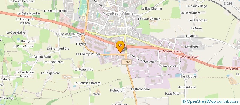 localisation de l'entreprise MONSIEUR PASCAL GUILLEMOIS à NOYAL-SUR-VILAINE