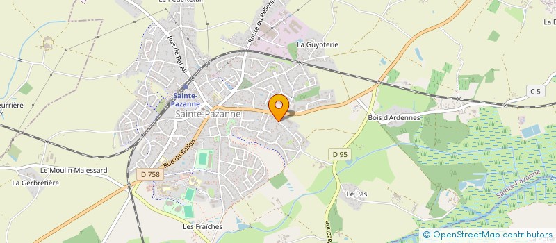 localisation de l'entreprise MONSIEUR PASCAL GUILLET à SAINTE-PAZANNE