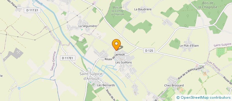 localisation de l'entreprise MONSIEUR PASCAL GUILLET  SAINT-SULPICE-D'ARNOULT