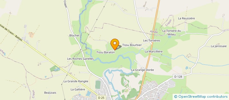 localisation de l'entreprise MONSIEUR PASCAL GUILLOT à CRAON