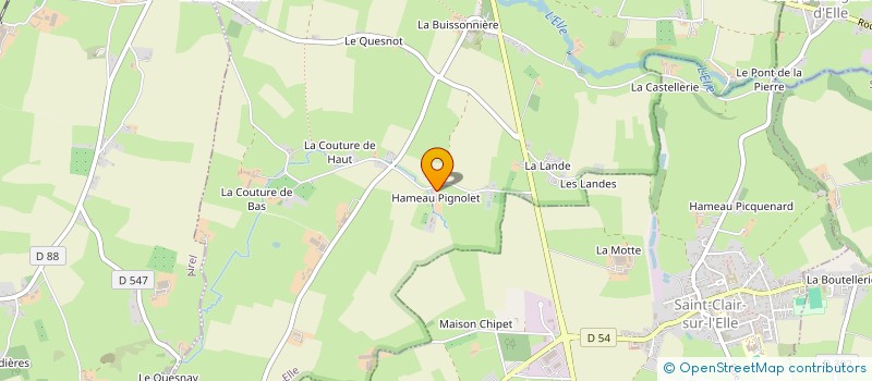 localisation de l'entreprise MONSIEUR PASCAL GUILLOT à MOON-SUR-ELLE