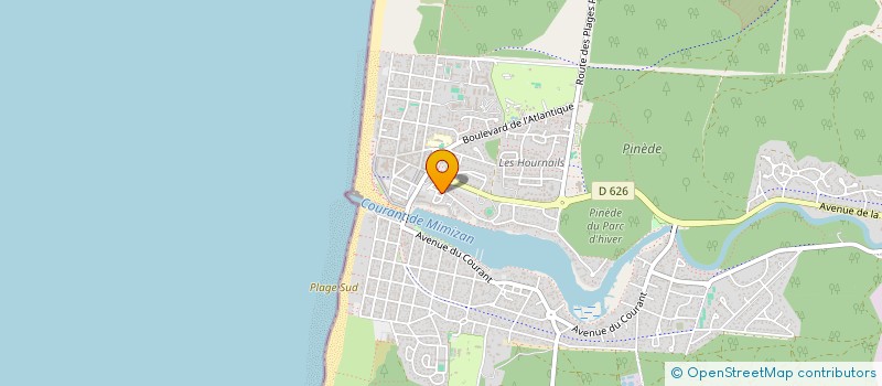 localisation de l'entreprise MONSIEUR PASCAL GUILLOT  MIMIZAN