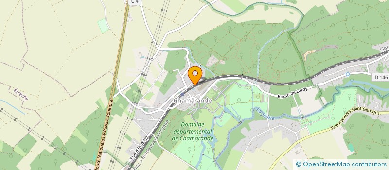 localisation de l'entreprise MONSIEUR PASCAL GUINARD  CHAMARANDE