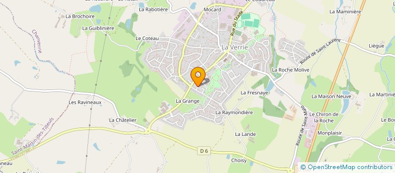 localisation de l'entreprise MONSIEUR PASCAL GUINAUDEAU  CHANVERRIE