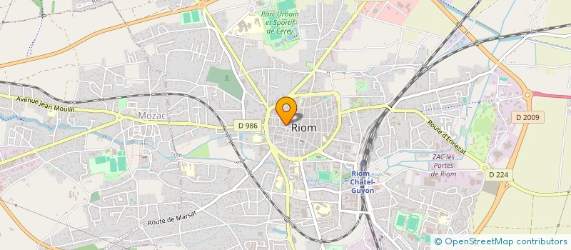 localisation de l'entreprise MONSIEUR PASCAL GUIO à RIOM