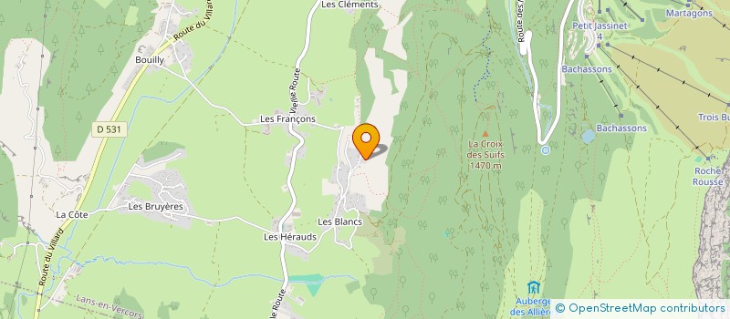 localisation de l'entreprise MONSIEUR PASCAL GUIRAUDOU  ECHIROLLES