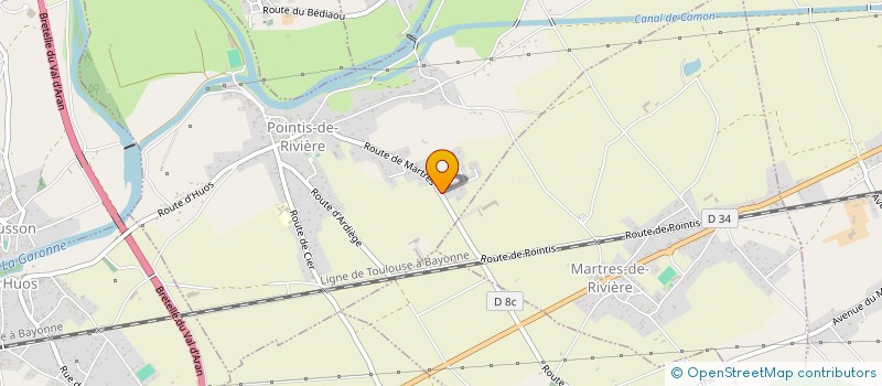 localisation de l'entreprise MONSIEUR PASCAL GUYOMARC'H  POINTIS-DE-RIVIERE