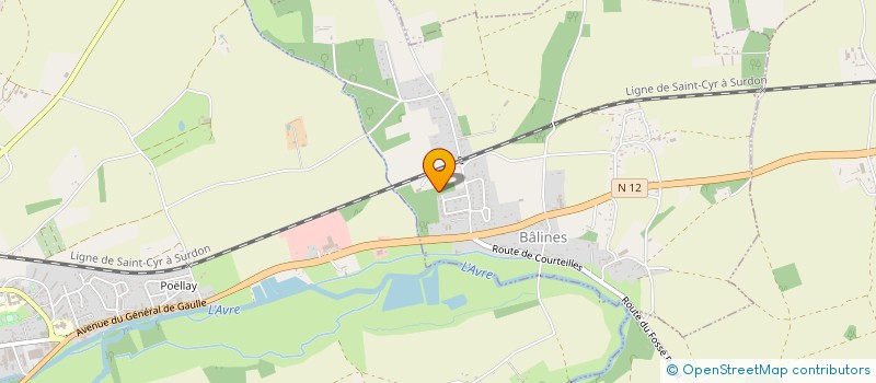 localisation de l'entreprise MONSIEUR PASCAL GUYOMARD  BALINES