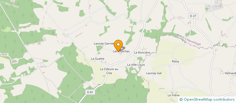 localisation de l'entreprise MONSIEUR PASCAL GUYONY  PLOEUC-L'HERMITAGE