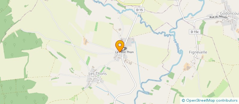 localisation de l'entreprise MONSIEUR PASCAL GUYOT  LES THONS